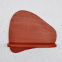 Hanah Home Estantería de Pared de Madera Decorativa Roja